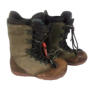 Burton Men's Green Brown Diemme Rover-R Snowboarding Boot Size 11